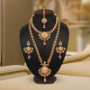 Pink Color Premium Copper Necklace Set (CPRN206PNK)