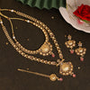 Pink Color Premium Copper Necklace Set (CPRN206PNK)