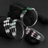 Assorted Color And Design Moon Stone Kids Bracelets Combo Of 4 Pieces (CRTB127CMB)