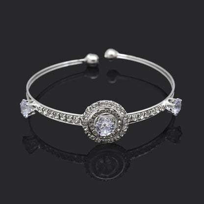 Silver Color Bracelets Combo Of 24 Pieces (CRTB144CMB)