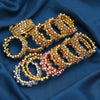 Gold Color Kids Bracelets Combo Of 12 Pieces (CRTB158CMB)