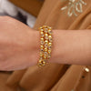 Gold Color Kids Bracelets Combo Of 12 Pieces (CRTB159CMB)