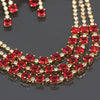Rani Color American Diamond Necklaces Set (CZN303RNI)