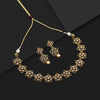 Gold Color Monalisa Stone Necklaces Set (CZN369GLD)