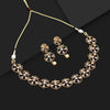 Gold Color Monalisa Stone Necklaces Set (CZN414GLD)
