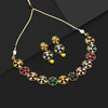 Multi Color Monalisa Stone Necklaces Set (CZN415MLT)