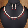 Rani Color American Diamond Necklaces Set (CZN508RNI)