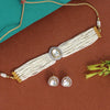 White Color American Diamond Necklaces Set (CZN513WHT)
