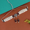 Maroon Color American Diamond Necklaces Set (CZN516MRN)