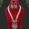 Firozi Color American Diamond Brass Necklaces Set (CZN517FRZ)