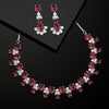Rani Color American Diamond Necklaces Set (CZN533RNI)
