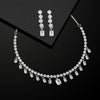 White Color American Diamond Necklaces Set (CZN547WHT)