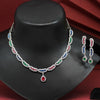 Multi Color American Diamond Necklaces Set (CZN549MLT)