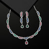 Multi Color American Diamond Necklaces Set (CZN549MLT)