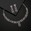 Rani Color American Diamond Necklaces Set (CZN552RNI)