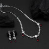 Rani Color American Diamond Necklace Set (CZN818RNI )