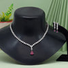 Rani Color American Diamond Necklace Set (CZN847RNI)