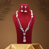 Rani Color American Diamond Necklace Set (CZN888RNI)