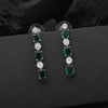 Green Color American Diamond Necklace Set (CZN905GRN)
