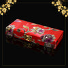 Multi Color Designer Cash/Shagun Box (Red Velvet With Gold Acrylic Design) For Wedding, Engagement, Gift Money Box (ENV108MLT)