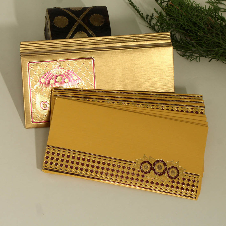 Gold Foil Money Envelopes | Paper Design Co