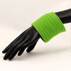 Parrot Green Color 4 Set Of Velvet Fashion Bangles Combo Size(2 Set Of 2.6, 2 Set Of 2.8) FB113CMB
