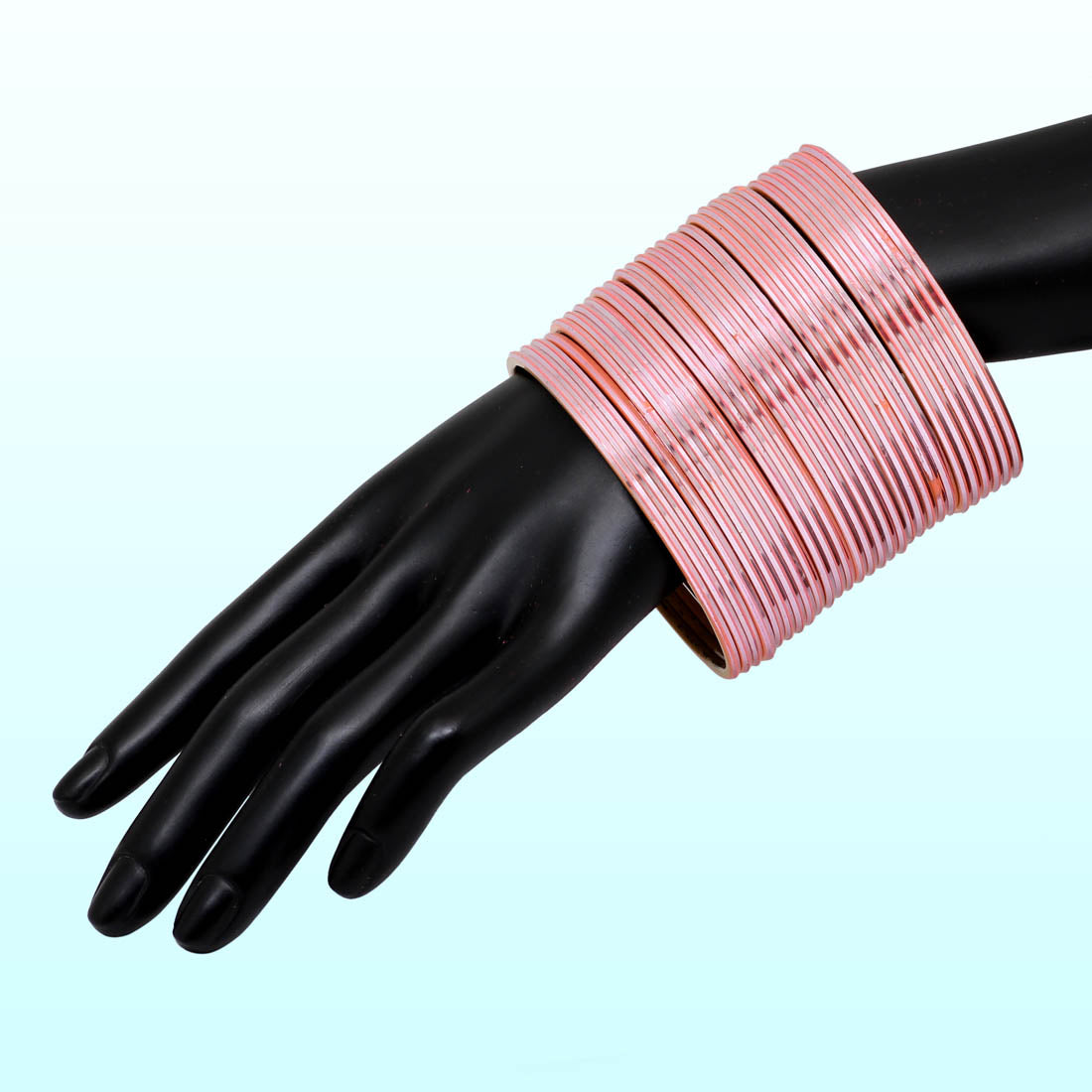 Pink Color 4 Set Of Fashion Bangles Combo Size(2 Set Of 2.6, 2 Set Of 2.8) FB199CMB