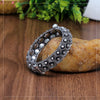 Silver Color Oxidised Bracelet (GSB199SLV)