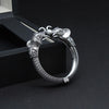 Silver Color Oxidised Bracelet (GSB200SLV)