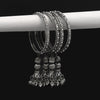 Black Color Oxidised Bangle Set: 2.4 (GSB210BLK-2.4)