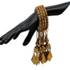 Gold Color Oxidised Bangle Set: 2.8 (GSB211GLD-2.8)