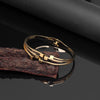 Gold Color Oxidised Bracelet (GSB293GLD)