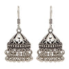 Silver Color Beads Oxidised Brass Earrings (GSE1259SLV)