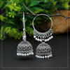 Silver Color Beads Oxidised Earrings (GSE2263SLV)