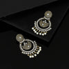 White Color Oxidised Earrings (GSE2286WHT)