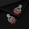 Red Color Oxidised Earrings (GSE2287RED)