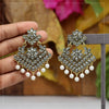 White Color Oxidised Earrings (GSE2288WHT)