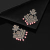 Peach Color Oxidised Earrings (GSE2289PCH)