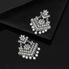 White Color Oxidised Earrings (GSE2289WHT)