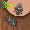Black Color Oxidised Earrings (GSE2291BLK)