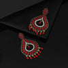Red Color Oxidised Earrings (GSE2293RED)