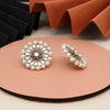 White Color Oxidised Earrings (GSE2294WHT)