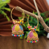 Multi Color Mint Meena Oxidised Earrings (GSE2301MLT)