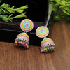 Multi Color Oxidised Mint Meena Earrings (GSE2315MLT)
