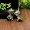 Multi Color Oxidised Mint Meena Earrings (GSE2319MLT)
