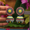 Multi Color Mint Meena Oxidised Earrings (GSE2323MLT)
