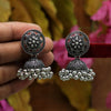 Silver Color Oxidised Earrings (GSE2339SLV)