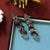 Silver Color Oxidised Earrings (GSE2344SLV)