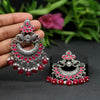 Rani Color Glass Stone Oxidised Earrings (GSE2364RNI)