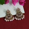 Pink Color Colorful Kundan Antique Earrings (GSE2374PNK)